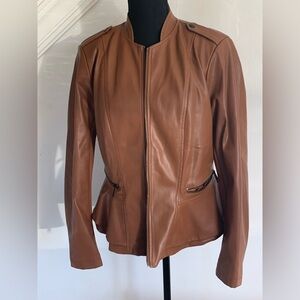 G.I.L.I. Tan Leather Jacket
